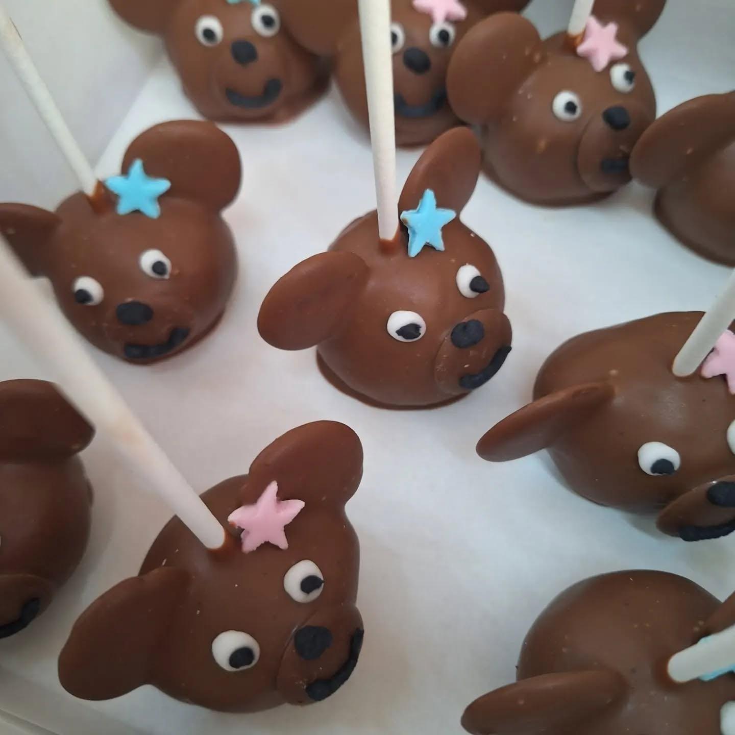 Cakepops σκυλάκια