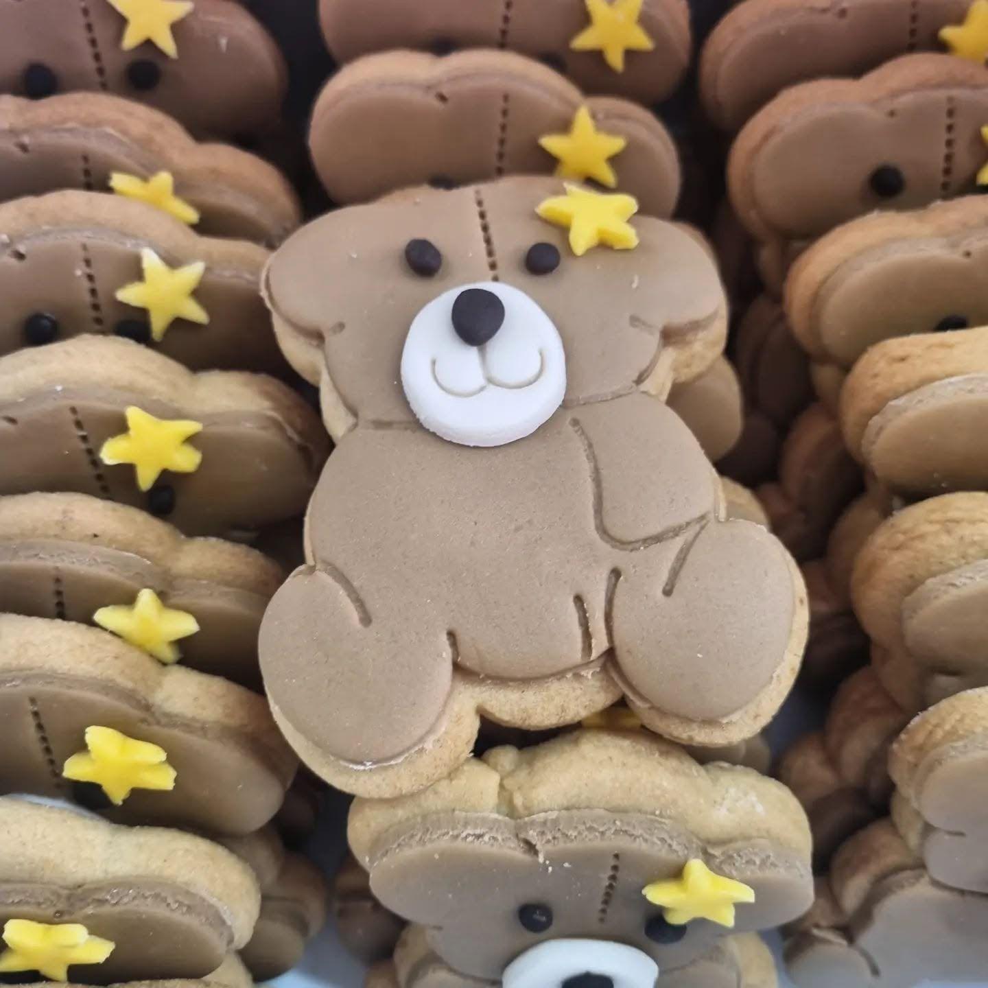 Cookies αρκουδάκια με αστεράκια