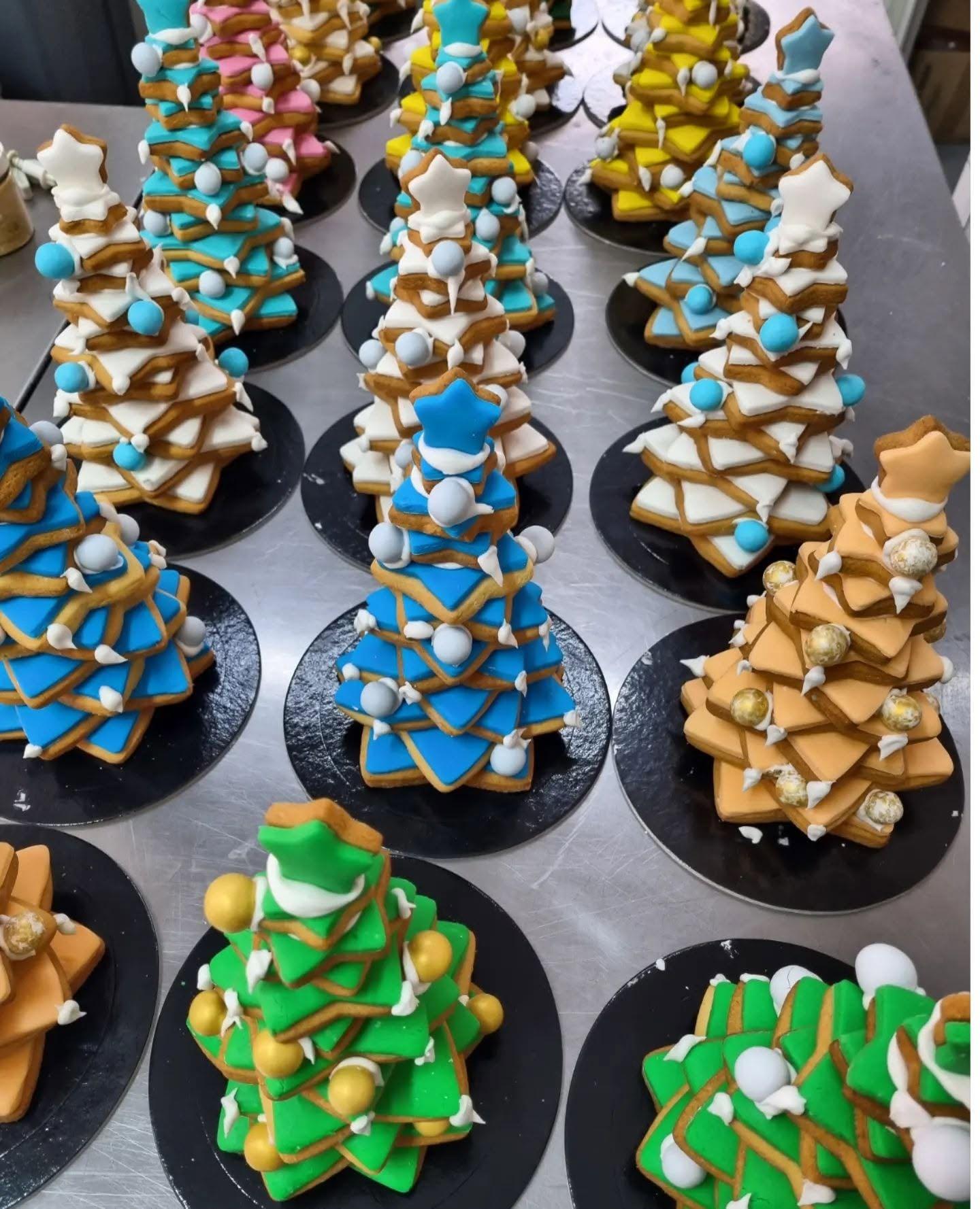 Cookies χριστουγεννιάτικα δεντράκια