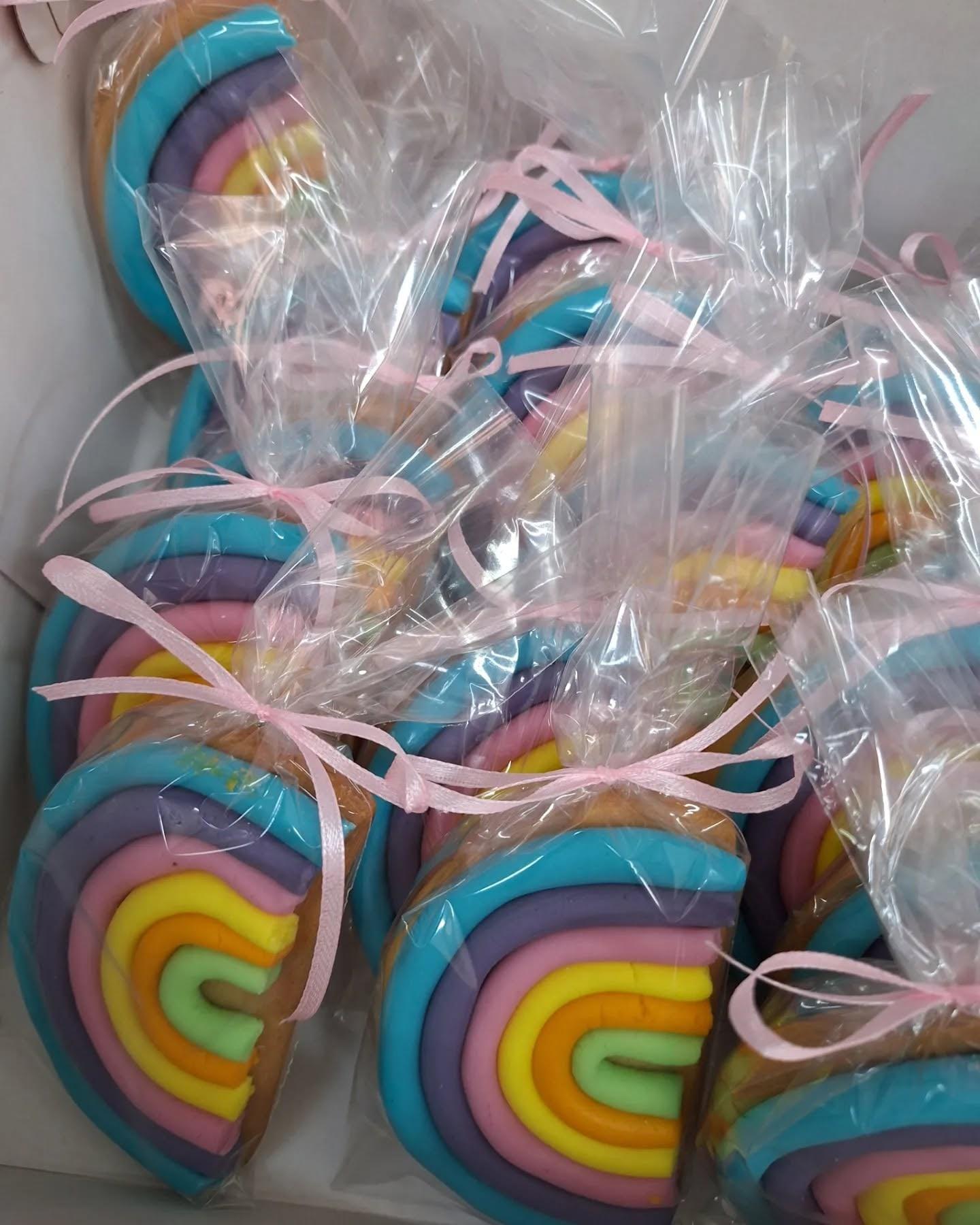 Cookies ουράνιο τόξο