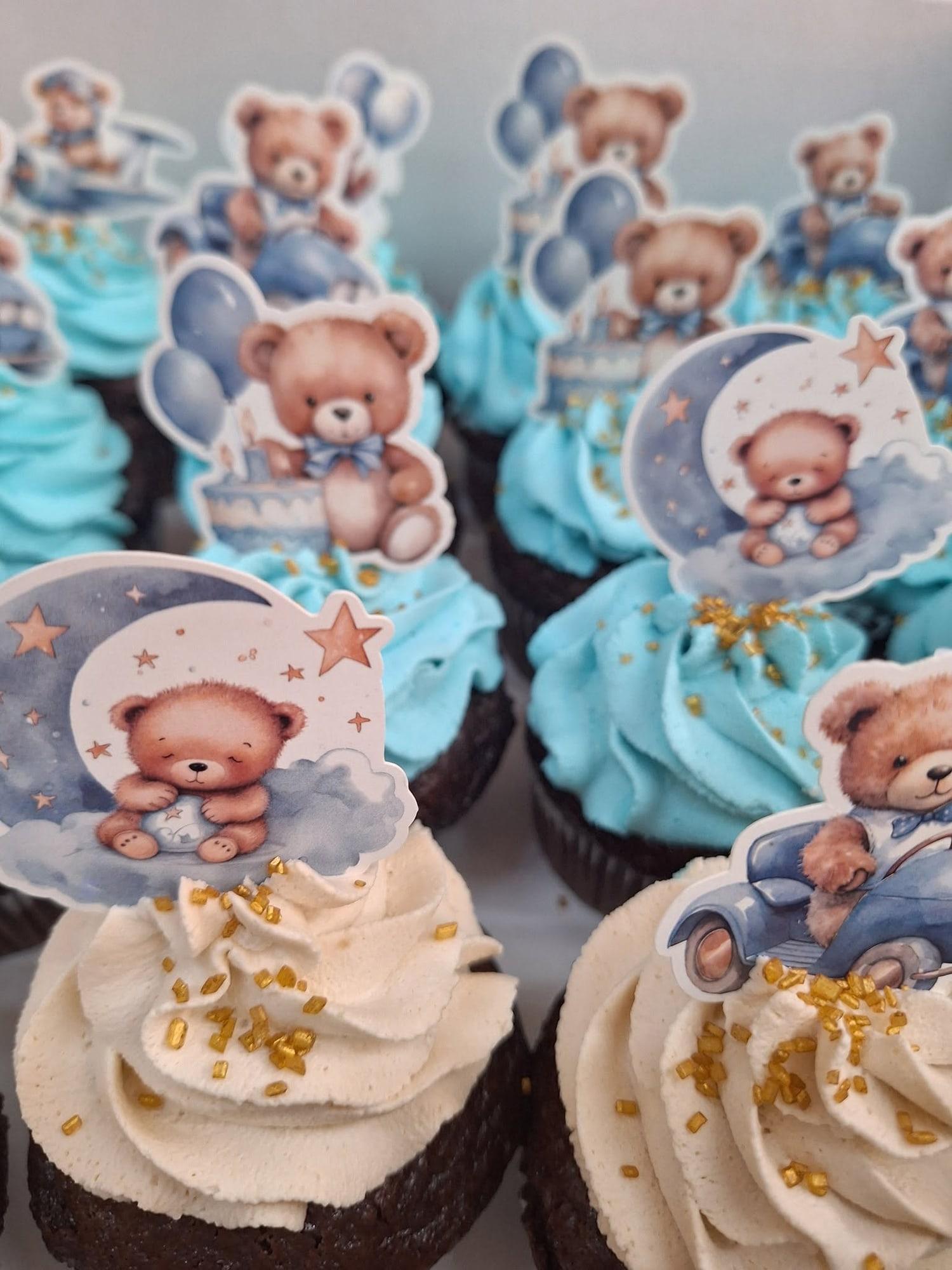 Cupcakes με αρκουδάκια