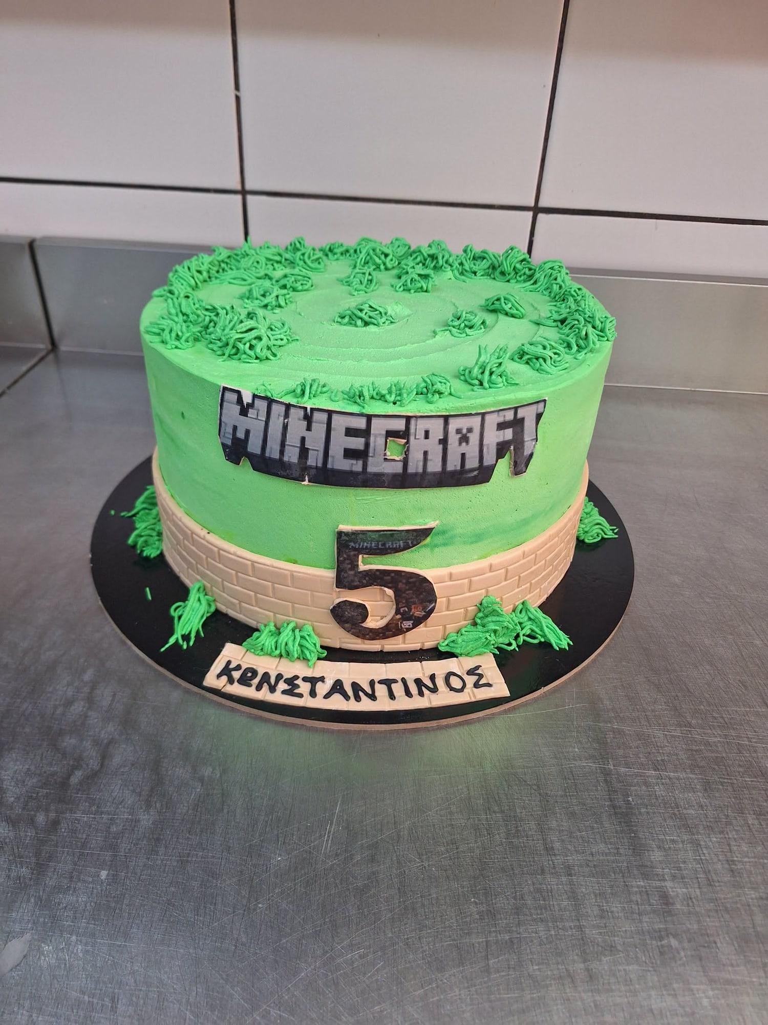 Τούρτα Minecraft