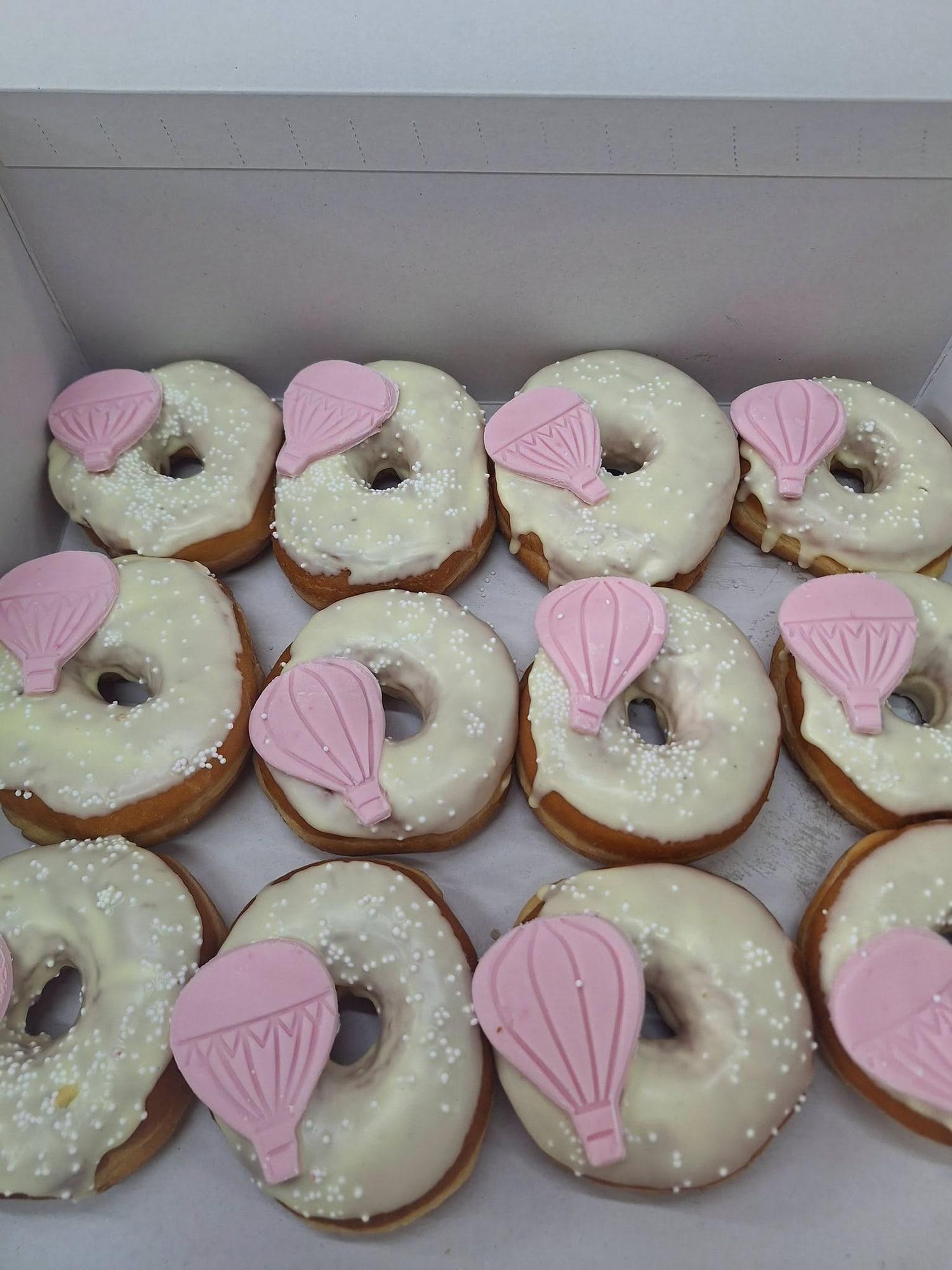 Mini donuts με αερόστατα